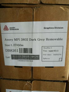 艾利3802可移黑膠車貼代理，工廠招商批發火熱進行中